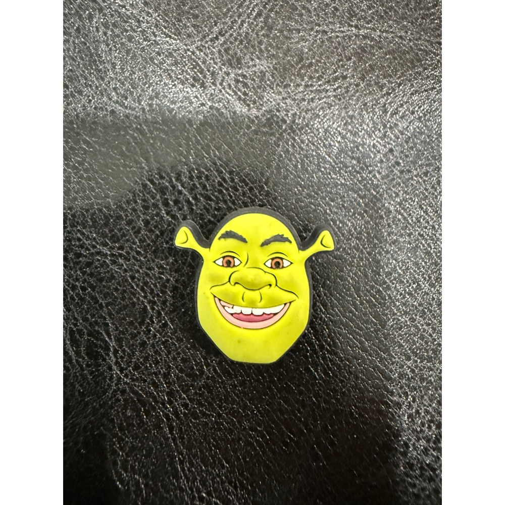 Jibbitz Shrek Character Shoe Charm Green Ogre Face Clog Accessory 2017